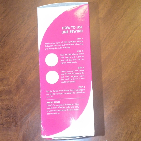 Zeno Wrinkle Reduction Kit Red Light  Travel size includes serum - Picture 3 of 6